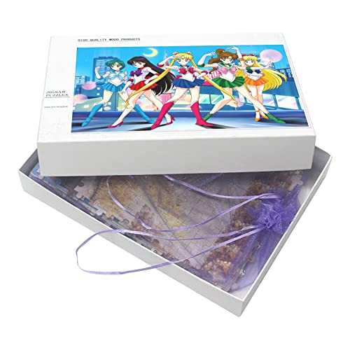 Papp-Puzzle 1000 Stück,Anime Sailor Moon，Lernspielzeug Für Erwachsene Geburtstagsgeschenk（50x70cm）-2 von YYHMKB