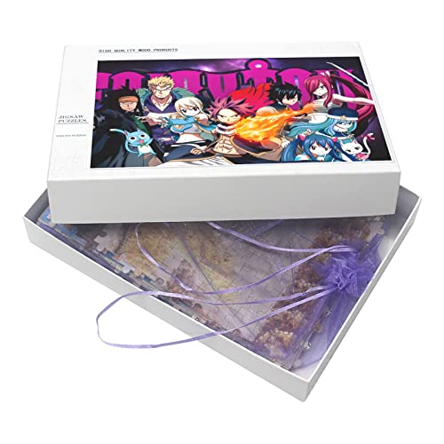 Puzzle 1000 Teile，Anime Fairy Tail，Papp- Adult Toys Dekompressionsspiel（38x26cm）-8 von YYHMKB