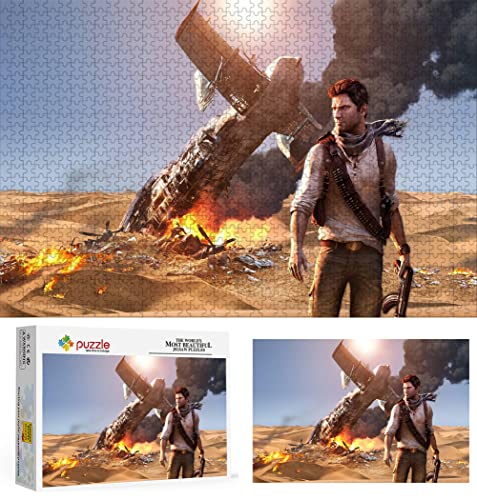 Puzzle 1000 Teile für Erwachsene, Puzzle Uncharted, Klein Mini Puzzle Teenager Jungen Mädchen Puzzle for Teen Lernspiel Holiday Challenging Puzzle 38x26cm von YYHMKB