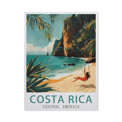 1000 Puzzles Für Erwachsene，Zentralamerika, Costa Rica，Freizeit Unterhaltung Kinder Spielzeug Zuhause Dekoration Art Geschenk（75x50cm）-BF75 von YYHMKBYY