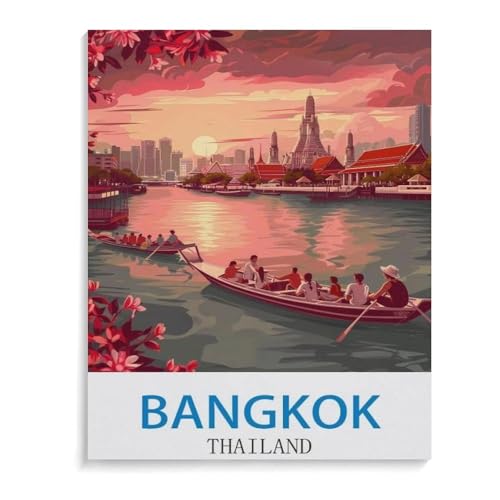 1000 Stück，Bangkok Thailand，Puzzle Für Erwachsene Lernspielzeug Für Kinder Kreative Spiele Unterhaltung Holz Puzzles Home Decor（75x50cm）-J22 von YYHMKBYY