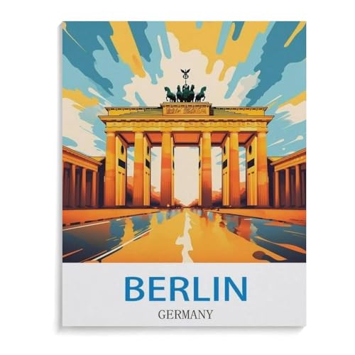 1000 Stück，Berlin, Deutschland，Puzzle Für Erwachsene Lernspielzeug Für Kinder Kreative Spiele Unterhaltung Holz Puzzles Home Decor（75x50cm）-J95 von YYHMKBYY