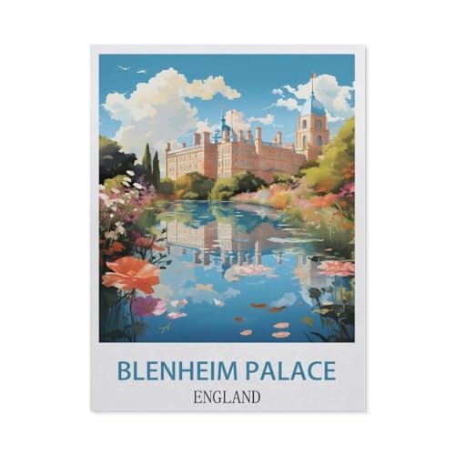 1000 Stück，Blenheim Palace England，Puzzle Für Erwachsene Lernspielzeug Für Kinder Kreative Spiele Unterhaltung Holz Puzzles Home Decor（75x50cm）-AD13 von YYHMKBYY