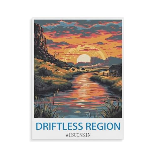 1000 Stück，Driftless Region Wisconsin，Puzzle Für Erwachsene Lernspielzeug Für Kinder Kreative Spiele Unterhaltung Papier Puzzles Home Decor（38x26cm）-P82 von YYHMKBYY