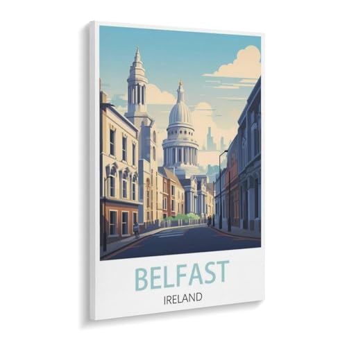 1000 Stück Puzzle，Belfast Irland，Erwachsene Kinder Holz Spielzeug Lernspiel（75x50cm）-U77 von YYHMKBYY