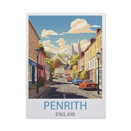 1000 Stück Puzzle，Penrith England，Erwachsene Kinder Holz Spielzeug Lernspiel（75x50cm）-AC84 von YYHMKBYY