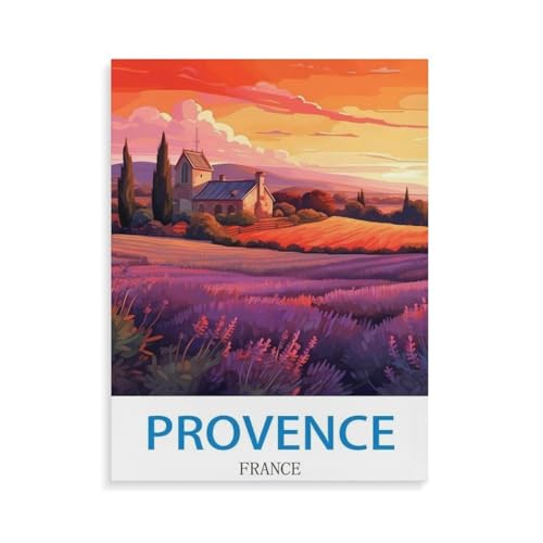 1000 Stück Puzzle，Provence, Frankreich，Erwachsene Kinder Holz Spielzeug Lernspiel（75x50cm）-O7 von YYHMKBYY