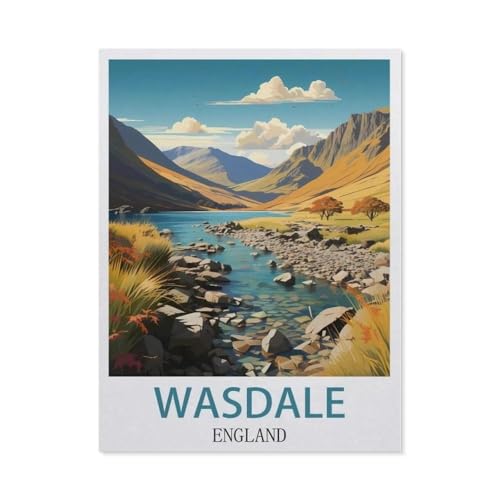 1000 Stück Puzzle，Wasdale, England，Erwachsene Kinder Holz Spielzeug Lernspiel（75x50cm）-AC11 von YYHMKBYY