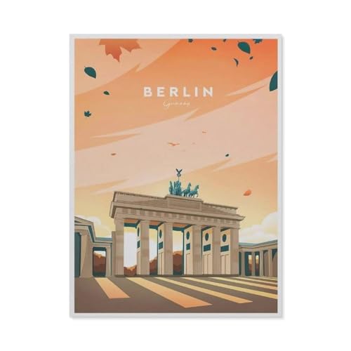 1000-Stück Puzzle Für Erwachsene Und Kinder-Holz Puzzle，Berlin Abend Deutschland，Familie Interaktive Spiele Große Ferien Freizeit（75x50cm）-BJ31 von YYHMKBYY