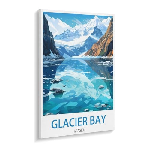 1000-Stück Puzzle Für Erwachsene Und Kinder-Holz Puzzle，Glacier Bay, Alaska，Familie Interaktive Spiele Große Ferien Freizeit（75x50cm）-W39 von YYHMKBYY