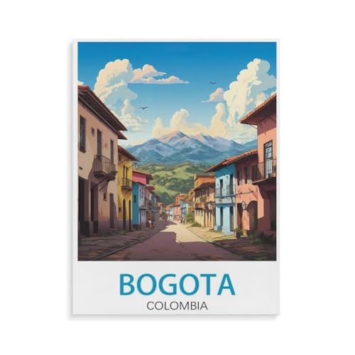 1000 Teile Puzzle Für Erwachsene Und Kinder，Bogota Kolumbien，Stressabbau Herausforderung Bodenpuzzle DIY Home Wanddekoration（38x26cm）-O33 von YYHMKBYY