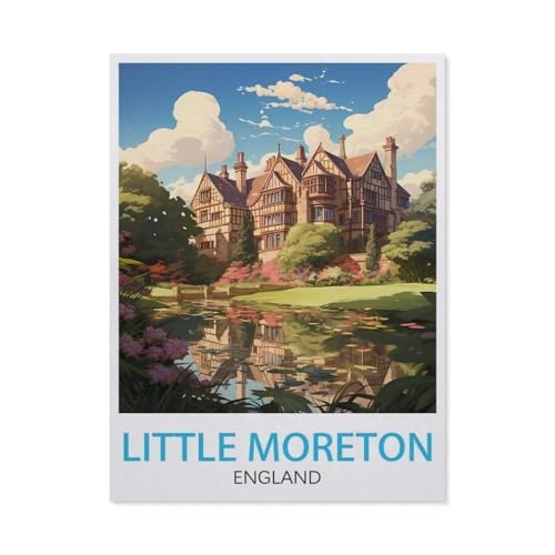 1000 Teile Puzzle Für Erwachsene Und Kinder，Little Moreton England，Stressabbau Herausforderung Bodenpuzzle DIY Home Wanddekoration（38x26cm）-BE100 von YYHMKBYY