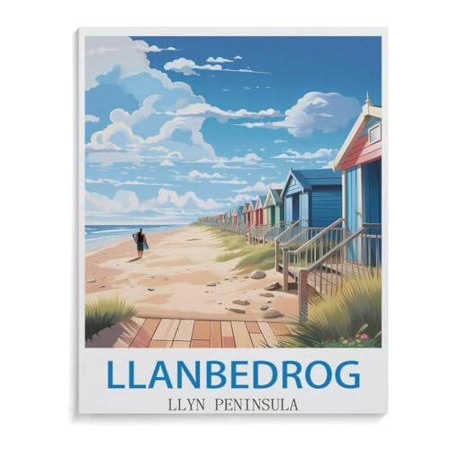 1000 Teile Puzzle Für Erwachsene Und Kinder，Llanbedrog，Stressabbau Herausforderung Bodenpuzzle DIY Home Wanddekoration（38x26cm）-D32 von YYHMKBYY