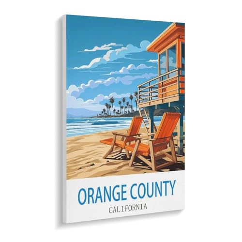 1000 Teile Puzzle Für Erwachsene Und Kinder，Orange County, Kalifornien，Stressabbau Herausforderung Bodenpuzzle DIY Home Wanddekoration（50x70cm）-V3 von YYHMKBYY