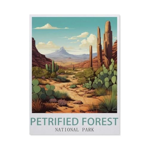 1000 Teile Puzzle Für Erwachsene Und Kinder，Petrified Forest National Park Arizona，Stressabbau Herausforderung Bodenpuzzle DIY Home Wanddekoration（38x26cm）-BB35 von YYHMKBYY