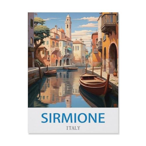 1000Pcs，Sirmione Italien，Erwachsenen Dekompression Spiel Puzzle Studenten Spielzeug Für Kinder Weihnachten Geburtstagsgeschenke（38x26cm）-T22 von YYHMKBYY