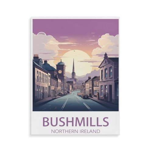 Bushmills Nordirland，1000 Piece Puzzles Für Kid Adult Toy Geschenk DIY Game（38x26cm）-P39 von YYHMKBYY