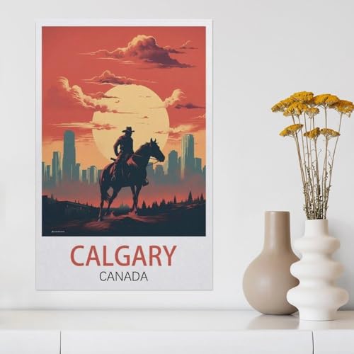 Calgary Kanada，Holz Puzzle 1000 Stück Adult Toys Dekompressionsspiel（75x50cm）-Y91 von YYHMKBYY