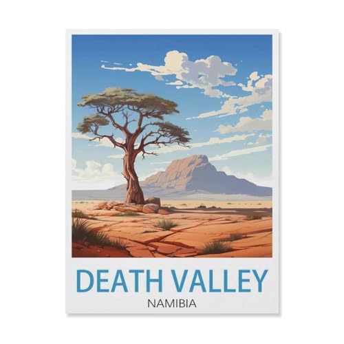 Death Valley, Namibia，Puzzle 1000 Teile Holz Puzzle Geeignet Für Erwachsene Kinder Familien Stressabbau Puzzlespiele（75x50cm）-S23 von YYHMKBYY