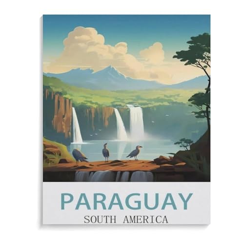 Erwachsene Kinder Puzzles 1000 Teile Puzzle，Paraguay Südamerika，einfaches Puzzle Spiel Rolle Puzzle Bildung Spielzeug Spiel Familie Dekoration（75x50cm）-M47 von YYHMKBYY