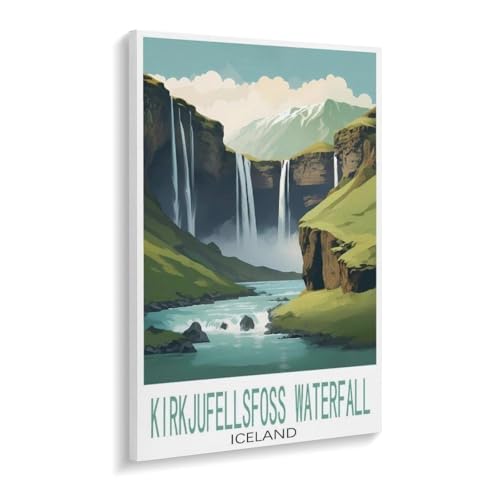 Erwachsene Puzzle 1000 Stück DIY Holz pielzeug，Kirkjufellsfoss Wasserfall Island，Creative Einzigartiges Geschenk Persönlichkeit Spiel Erwachsener Kind Puzzle Spielzeug（75x50cm）-U14 von YYHMKBYY