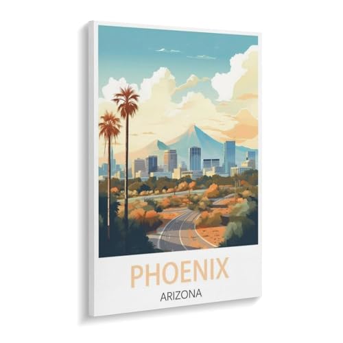 Erwachsene Puzzle 1000 Stück DIY Holz pielzeug，Phoenix, Arizona，Creative Einzigartiges Geschenk Persönlichkeit Spiel Erwachsener Kind Puzzle Spielzeug（75x50cm）-U87 von YYHMKBYY