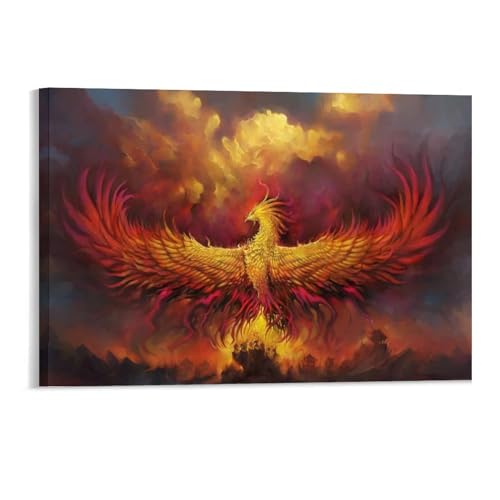 Fantasie Phoenix，Puzzle 1000 Teile für Erwachsene, Klassische Puzzle Puzzle Schwierig für Kid Surprise Birthday für Family Home Decor Art Puzzle（38x26cm）-2 von YYHMKBYY