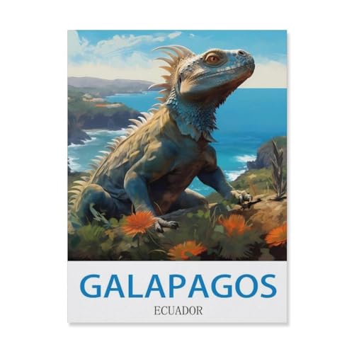 Galapagos, Ecuador，Holz Puzzle 1000 Teile Spielzeug Für Erwachsene Dekompressionsspiel（75x50cm）-Q76 von YYHMKBYY