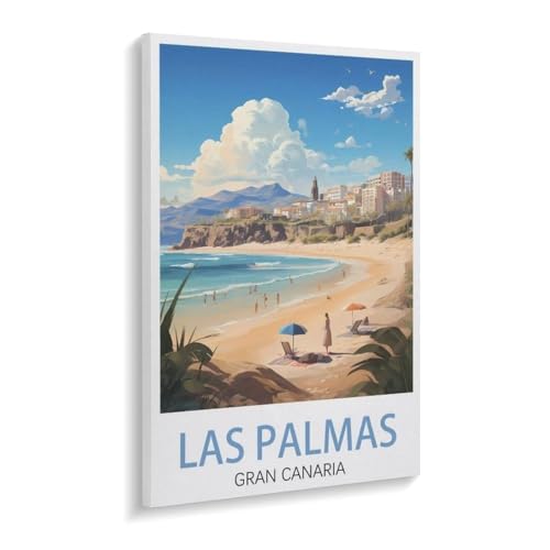 Holz Puzzle 1000 Stück，Las Palmas Gran Canaria，Puzzles Lernspielzeug Für Erwachsene Geburtstagsgeschenk（75x50cm）-V49 von YYHMKBYY