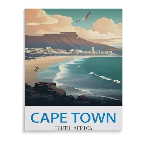 Kap Südafrika，1000 Stück Erwachsene Holz Landschaft Puzzles Für Kinder Lernspielzeug Geschenke（75x50cm）-M42 von YYHMKBYY