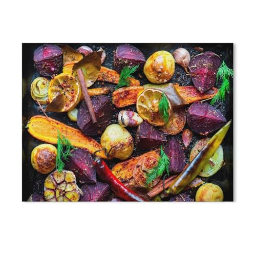 Karton Jigsaw Puzzle 1000 Stück，buntes Grill-Gemüse，Erwachsene Kinder Spielzeug Dekompressionsspiel（38x26cm-40 von YYHMKBYY