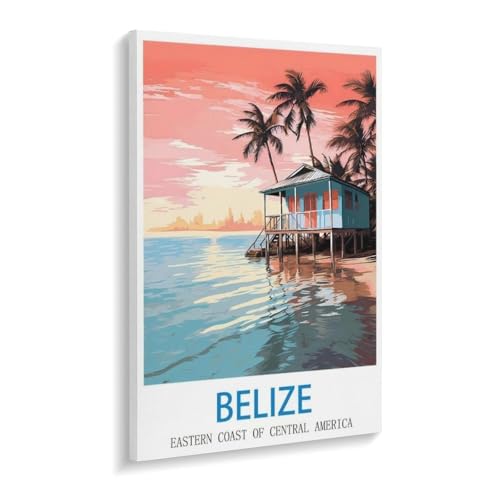 Kinder Papier Puzzle 1000 Teile，Belize, Ostküste Mittelamerikas，Modern Zuhause Dekoration Einzigartiges Geschenk（50x70cm）-U82 von YYHMKBYY