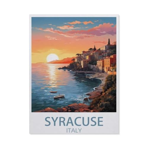 Klassisches Puzzle 3D Puzzle DIY Kit Papier Spielzeug Einzigartiges Geschenk，Syracuse Italien，Klassisches Puzzle 3D Puzzle DIY Kit Papier Spielzeug Einzigartiges Geschenk（38x26cm）-AT97 von YYHMKBYY