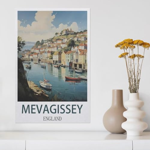 Mevagissey England，Puzzles 1000 Teile für Erwachsene, Klassische Puzzle Kinder Puzzle Herausfordernde Und Schwierige Rätsel für Erwachsene Und Jugendliche（50x70cm）-AA28 von YYHMKBYY