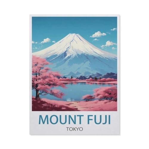 Mount Fuji Tokyo，1000 Stück Erwachsene Holz Landschaft Puzzles Für Kinder Lernspielzeug Geschenke（75x50cm）-BF31 von YYHMKBYY