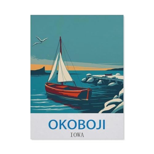 Okoboji, Iowa，Puzzles, 1000-teiliges Puzzle Für Erwachsene Und Kinder Ab 10 Jahren（38x26cm）-CJ27 von YYHMKBYY