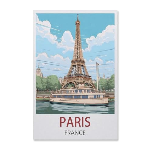 Papier Puzzle 1000 Stück，Paris Frankreich，Puzzles Lernspielzeug Für Erwachsene Geburtstagsgeschenk（38x26cm）-AB37 von YYHMKBYY