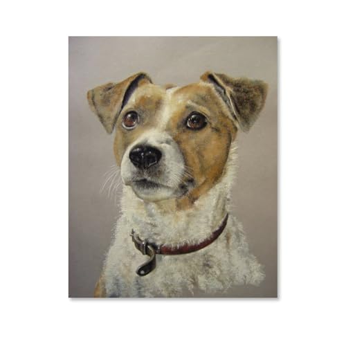 Papier Puzzle 1000 Stück，Tiere Jack Russell Terrier Hund，Lernspielzeug Für Erwachsene Geburtstagsgeschenk（50x70cm）-H70 von YYHMKBYY