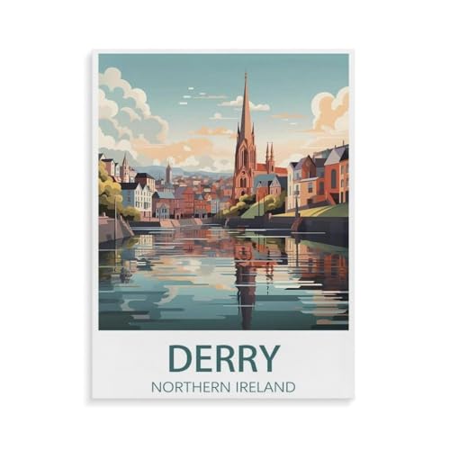 Puzzel Für Erwachsene Jigsaw Puzzle 1000，Derry Nordirland，DIY Holz Puzzle Einzigartiges Geschenk Wohnkultur Stil（75x50cm）-P70 von YYHMKBYY