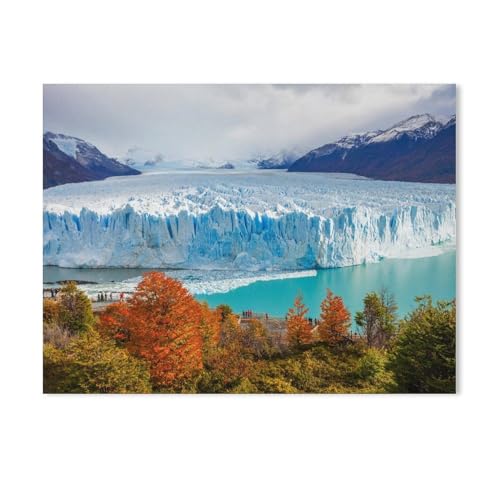 Puzzle，Der Perito-Moreno-Gletscher im Nationalpark Los Glaciares, Santa Cruz, Argentinien，Für Kinder Und Erwachsene Holz Personalisiertes Puzzle-Spaß-Spiel 1000pcs（75x50cm-471 von YYHMKBYY