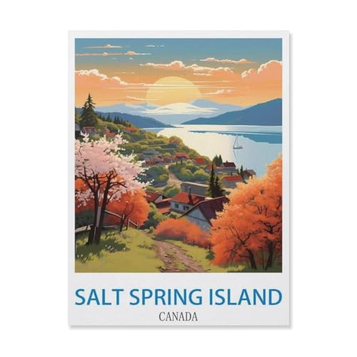 Puzzle，Salt Spring Island Kanada，Für Kinder Und Erwachsene Karton Personalisiertes Puzzle-Spaß-Spiel 1000pcs（38x26cm）-T25 von YYHMKBYY