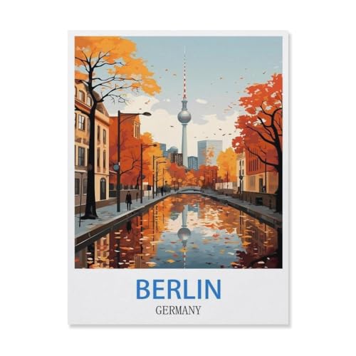 Puzzle 1000 Stück，Berlin Deutschland，Für Holz Erwachsene Spielzeug Dekompression Spiel（75x50cm）-R74 von YYHMKBYY