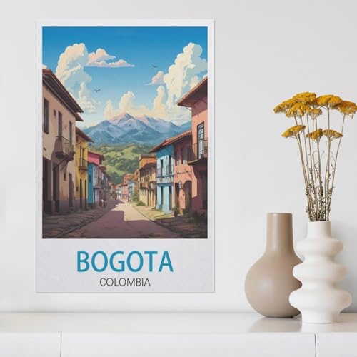 Puzzle 1000 Stück，Bogota, Kolumbien，Für Holz Erwachsene Spielzeug Dekompression Spiel（75x50cm）-Z17 von YYHMKBYY