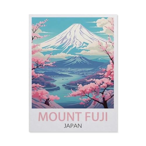 Puzzle 1000 Stück，Mount Fuji, Japan，Klassische Puzzle 3D Puzzle DIY Kit Holz Spielzeug Einzigartiges Geschenk Wohnkultur（75x50cm）-AD84 von YYHMKBYY