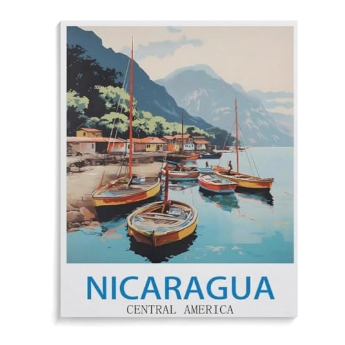 Puzzle 1000 Stück，Nicaragua in Mittelamerika，Für Holz Erwachsene Spielzeug Dekompression Spiel（75x50cm）-K41 von YYHMKBYY