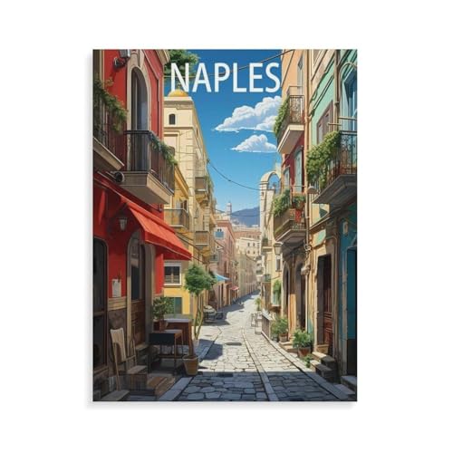 Puzzle 1000 Stück，Straße in Neapel, Italien，Papier Kinderspielzeug Dekompression Spiel（50x70cm）-N97 von YYHMKBYY