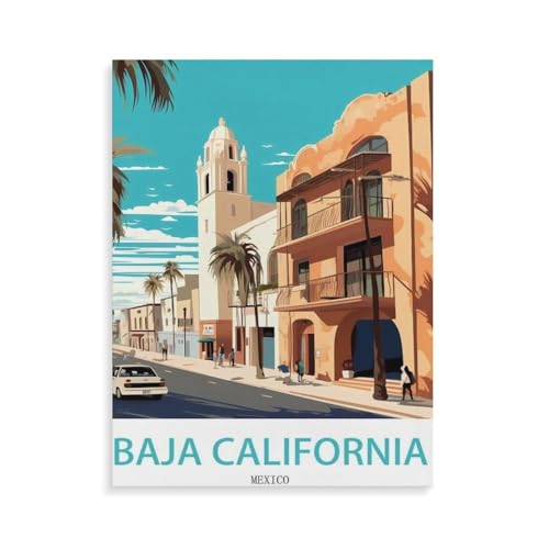 Puzzle 1000 Teile，Baja California Mexiko, Altes Haus，Papier Adult Toys Dekompressionsspiel（38x26cm）-N37 von YYHMKBYY