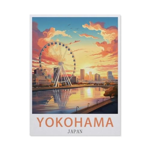 Puzzle 1000 Teile Erwachsene，Yokohama Japan，Papier Puzzle（38x26cm）-BB27 von YYHMKBYY