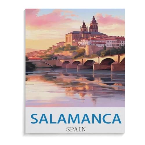 Puzzle 1000 Teile Erwachsene Puzzle Holz Puzzle Klassisches 3D Puzzle，Salamanca Spanien，DIY Collectibles Moderne Wohnkultur（75x50cm）-J97 von YYHMKBYY