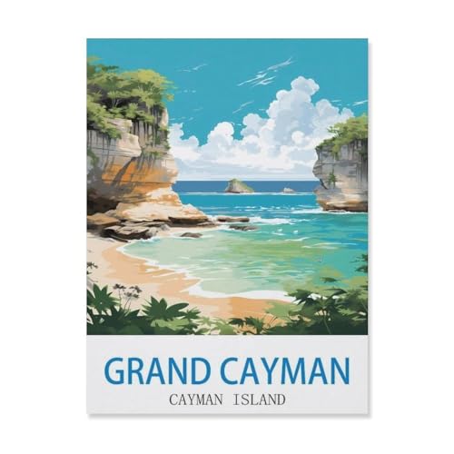 Puzzle 1000 Teile Erwachsene Puzzle Papier Puzzle Klassisches 3D Puzzle，Grand Cayman, Kaimaninseln，DIY Collectibles Moderne Wohnkultur（38x26cm）-T49 von YYHMKBYY